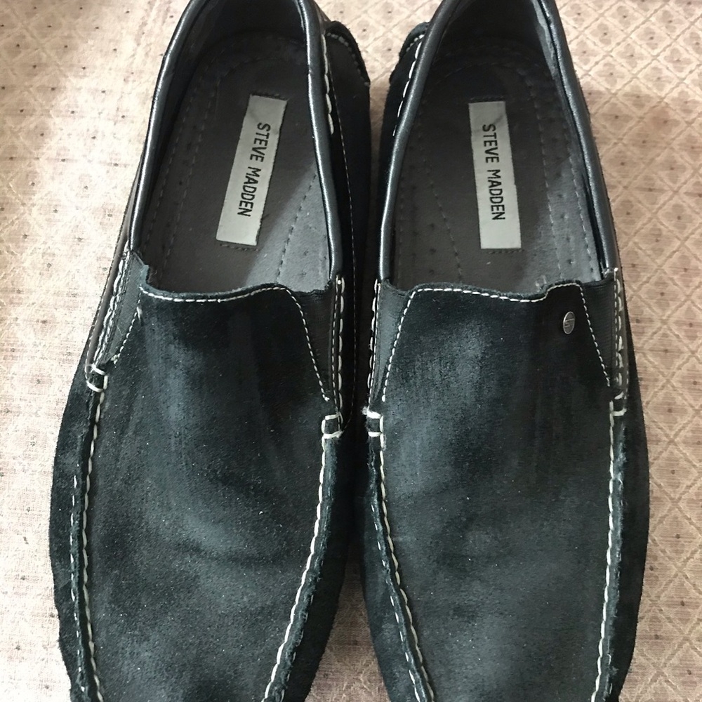 Suede Blue loafers